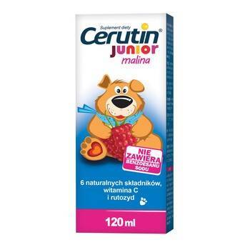 Cerutin (Ceruvit) Junior syr. 120ml malina